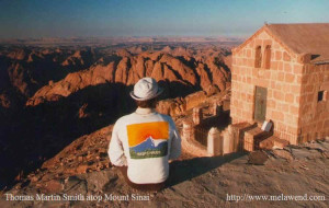 dddd - Tom atop Mount Sinai - Hiker's Haven