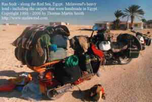 EGYPT - Sinai - d - melawend load carpets to Sinai  BMW