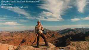 EGYPT - Sinai - ddd - Tom atop Mount Sinai