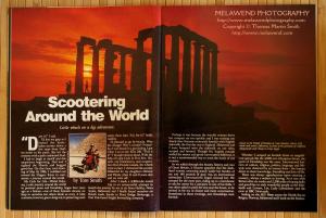 GREECE - Rider article - double-page spread