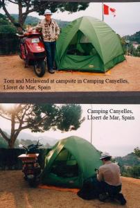 SPAIN - Camping Canyelles, Lloret de Mar, Spain - Tom's campsite